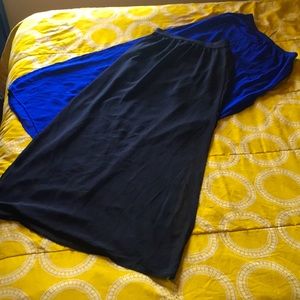 Two H&M Double Slit Skirts